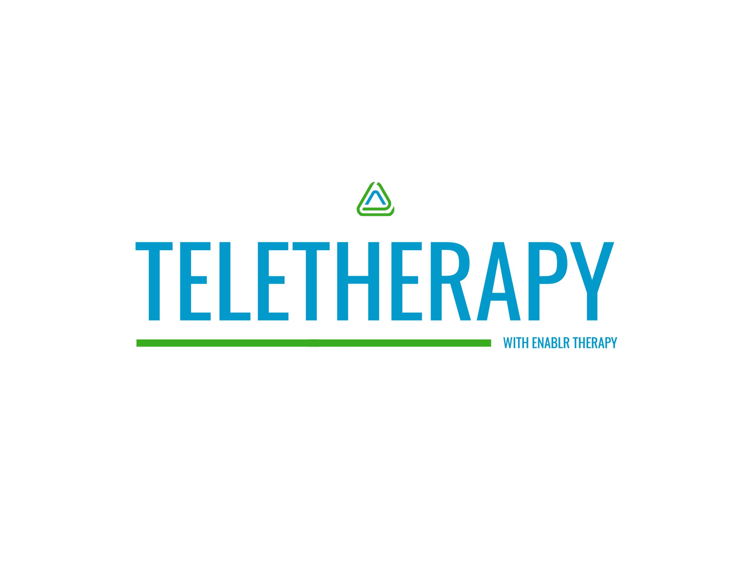 Live-Video Blog Thumbnail "Teletherapy" text