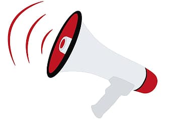 Priming social story: Megaphone clipart